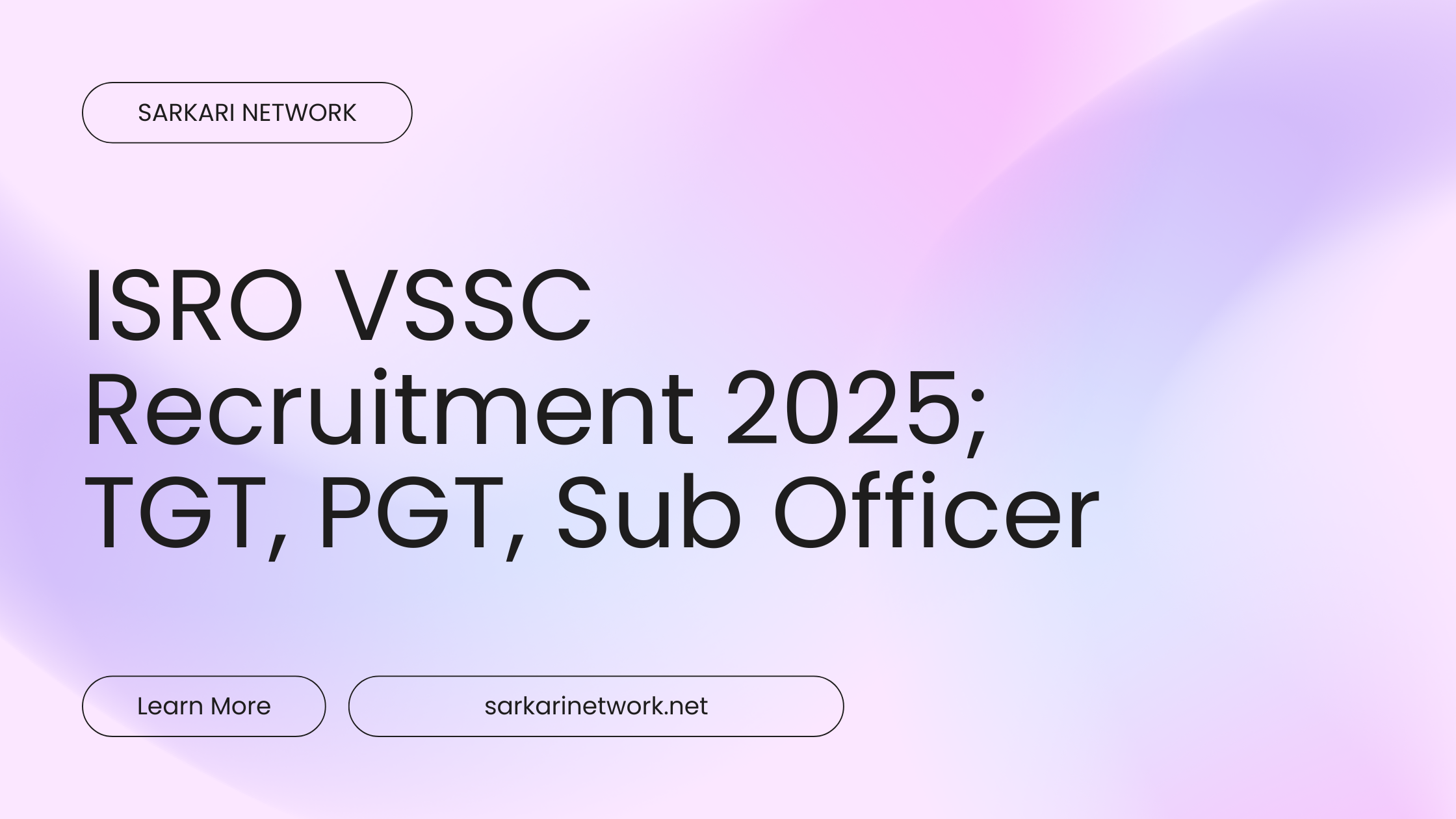 ISRO VSSC Recruitment 2025 Apply Online for Teaching and Sub Officer Posts